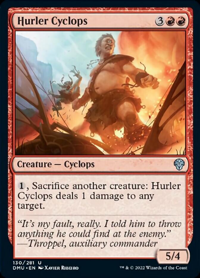 Hurler Cyclops [Dominaria United] | Card Merchant Takapuna