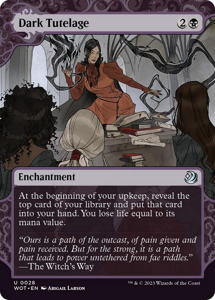 Dark Tutelage [Wilds of Eldraine: Enchanting Tales] | Card Merchant Takapuna
