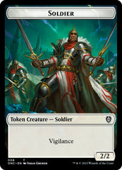 Soldier (008) // Angel Double-Sided Token [Phyrexia: All Will Be One Commander Tokens] | Card Merchant Takapuna