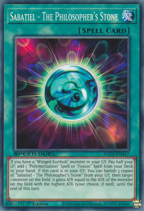 Sabatiel - The Philosopher's Stone [SGX2-ENA17] Common | Card Merchant Takapuna