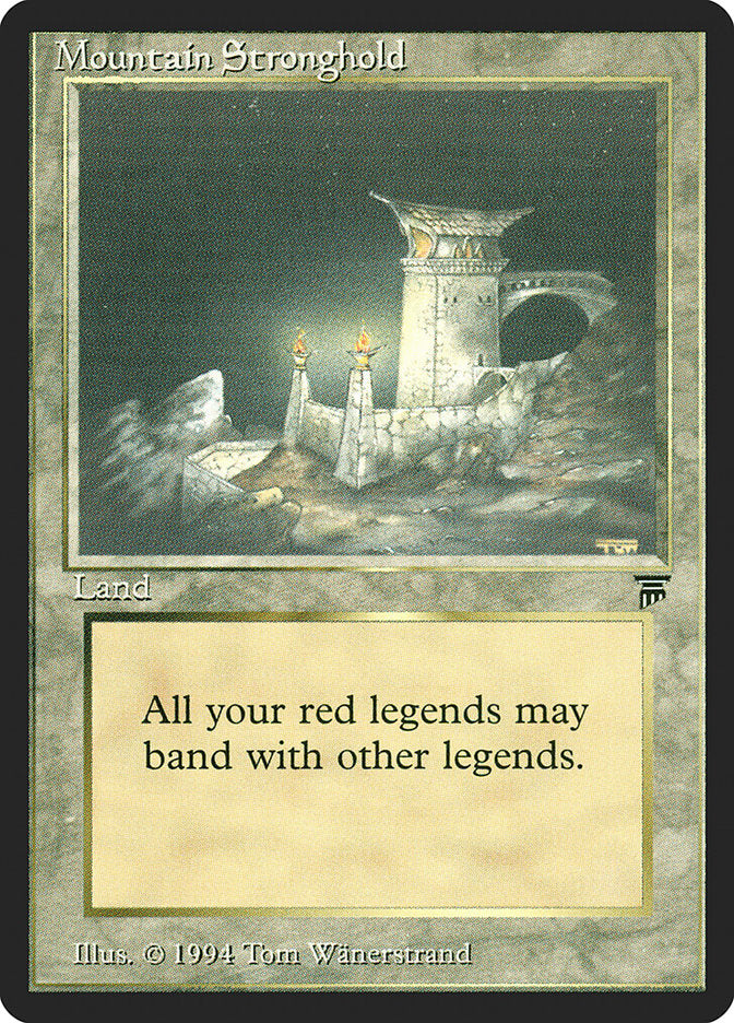 Mountain Stronghold [Legends] | Card Merchant Takapuna