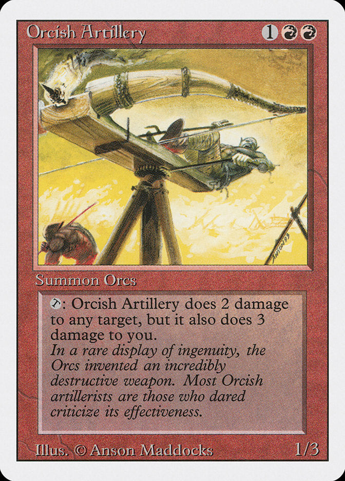 Orcish Artillery [Revised Edition] | Card Merchant Takapuna