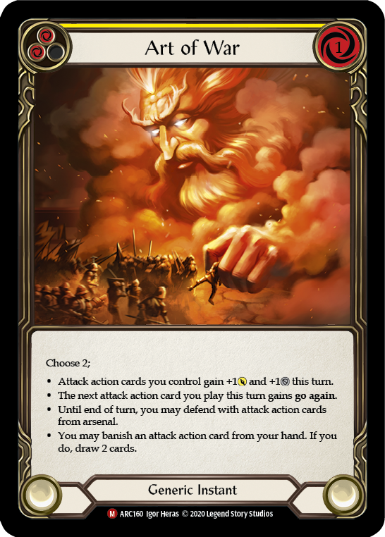 Art of War [U-ARC160] (Arcane Rising Unlimited)  Unlimited Rainbow Foil | Card Merchant Takapuna