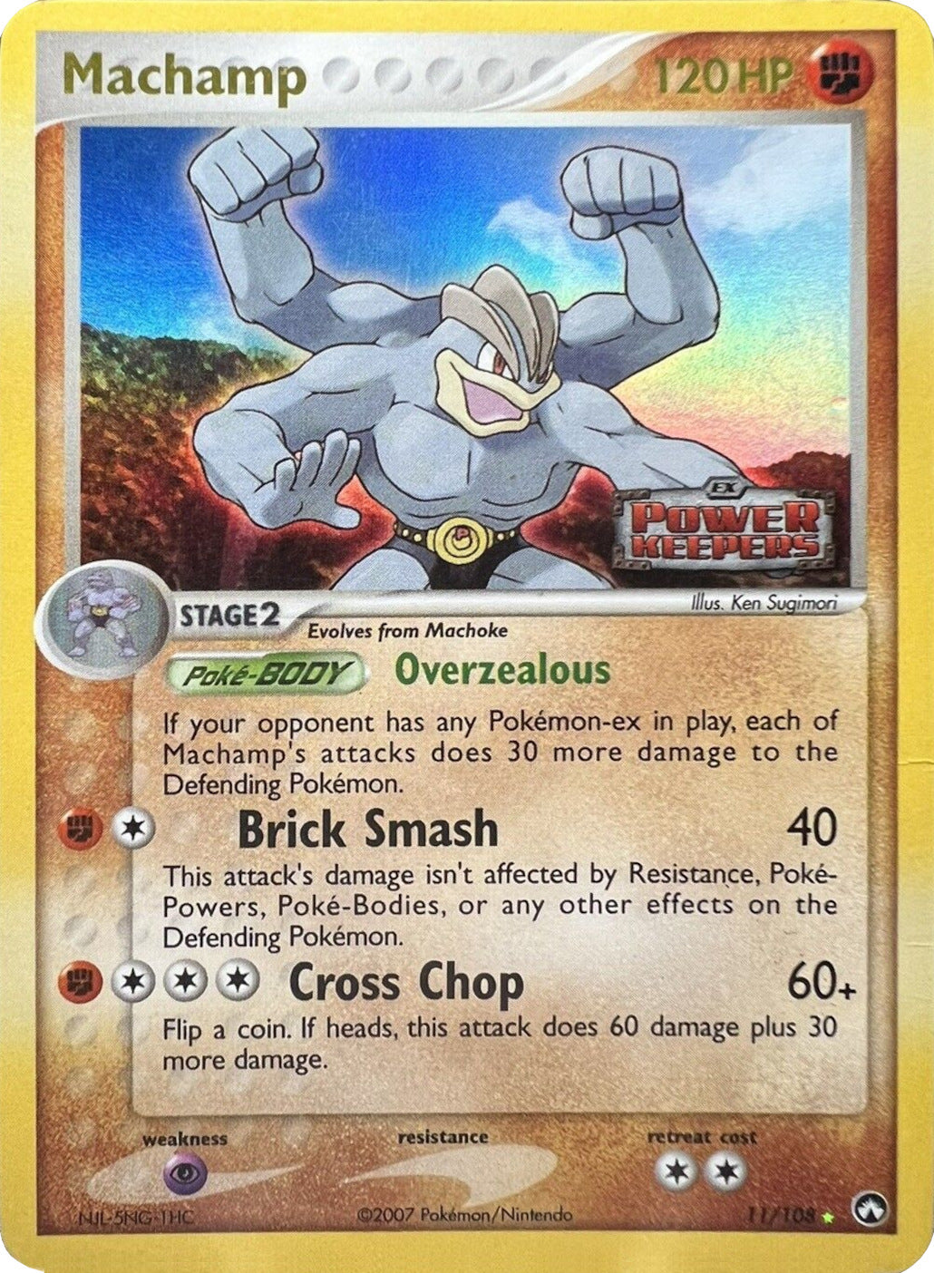 Machamp (11/108) (Stamped) [EX: Power Keepers] | Card Merchant Takapuna