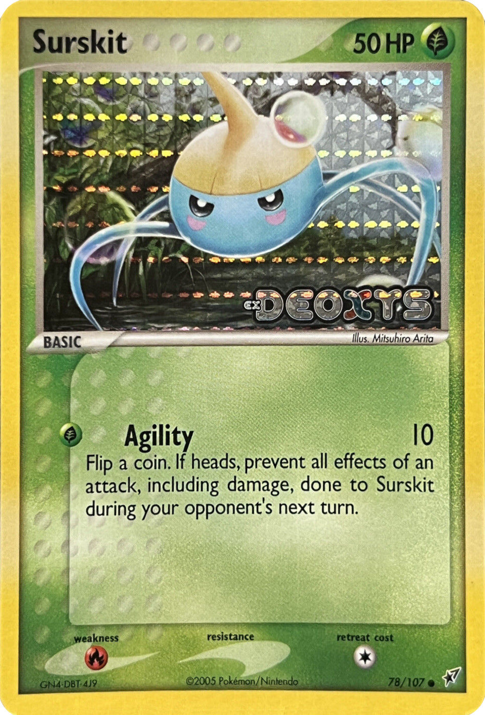 Surskit (78/107) (Stamped) [EX: Deoxys] | Card Merchant Takapuna
