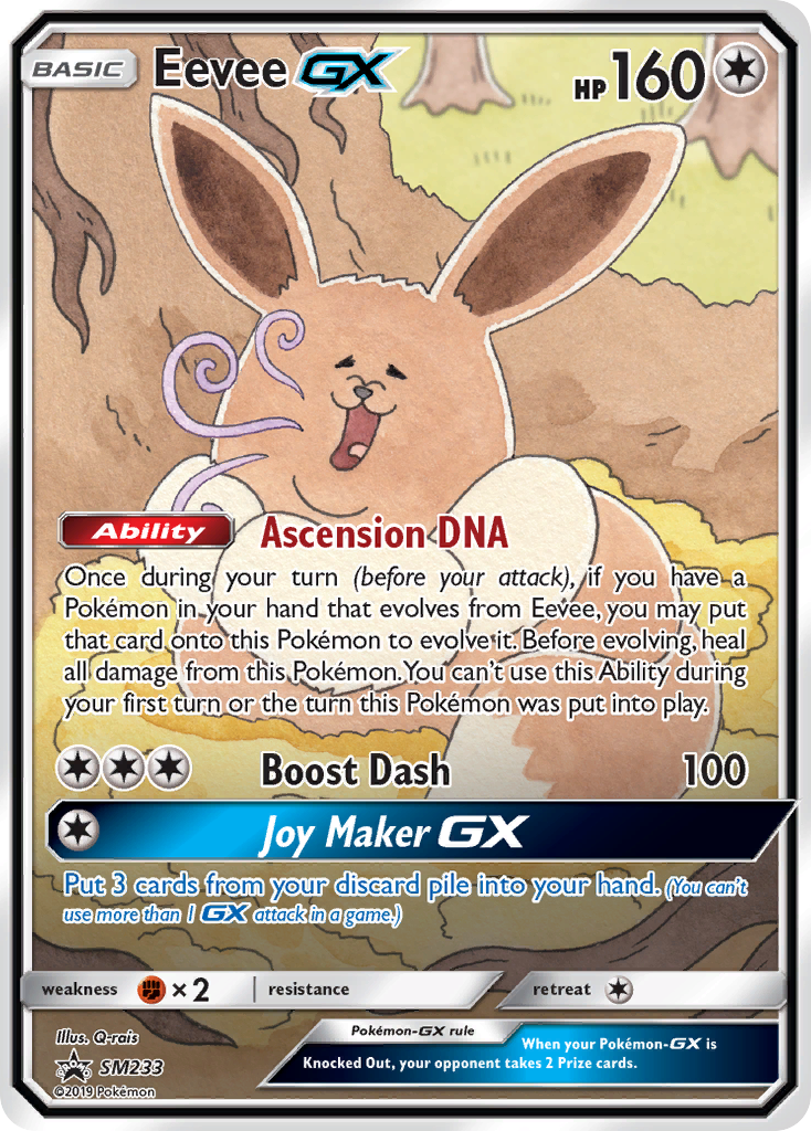 Eevee GX (SM233) [Sun & Moon: Black Star Promos] | Card Merchant Takapuna