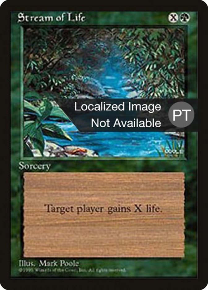 Stream of Life [Fourth Edition (Foreign Black Border)] | Card Merchant Takapuna