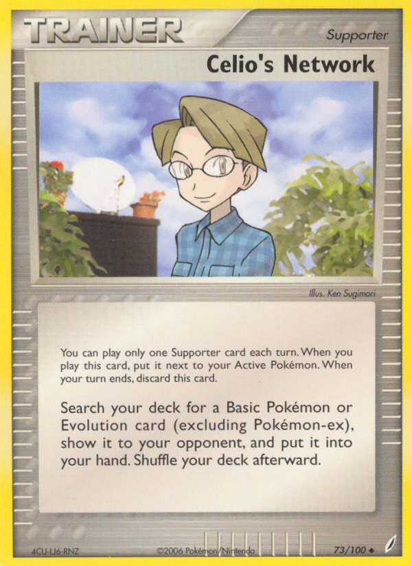 Celio's Network (73/100) [EX: Crystal Guardians] | Card Merchant Takapuna