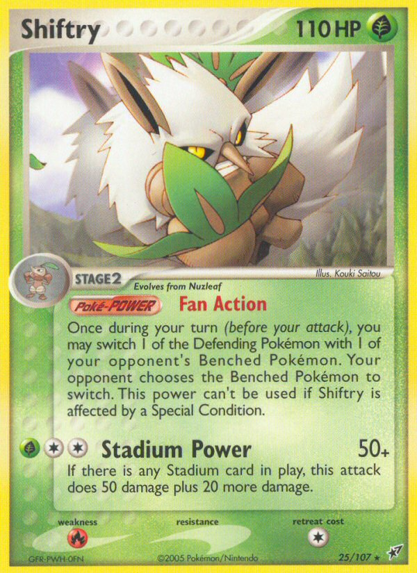 Shiftry (25/107) [EX: Deoxys] | Card Merchant Takapuna