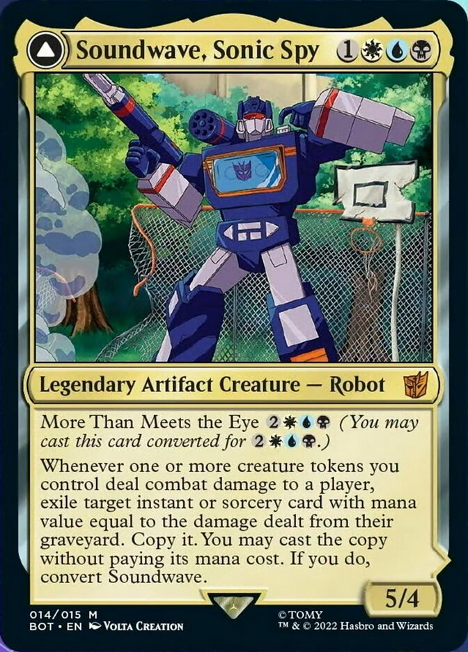 Soundwave, Sonic Spy // Soundwave, Superior Captain [Transformers] | Card Merchant Takapuna