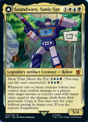 Soundwave, Sonic Spy // Soundwave, Superior Captain [Transformers] | Card Merchant Takapuna