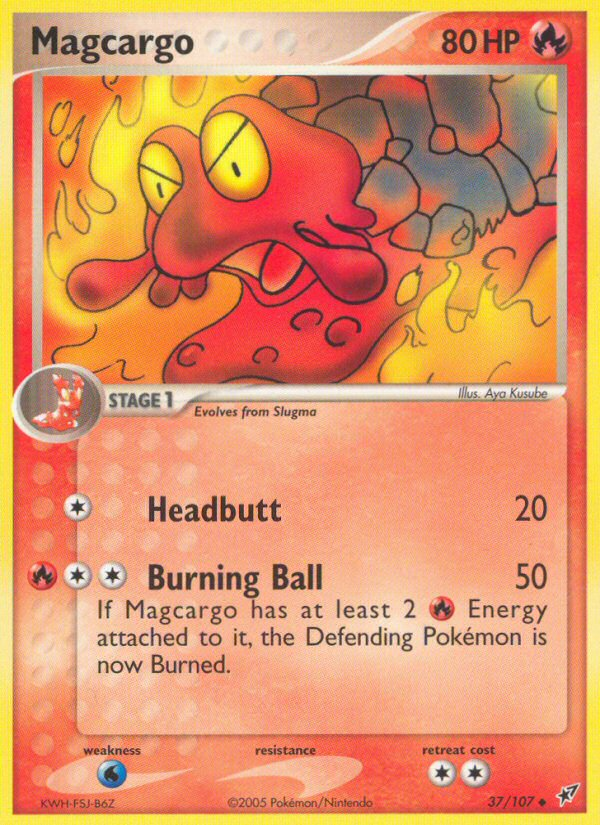 Magcargo (37/107) [EX: Deoxys] | Card Merchant Takapuna