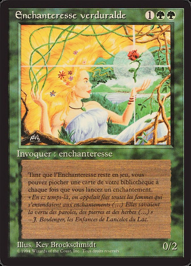 Verduran Enchantress [Foreign Black Border] | Card Merchant Takapuna