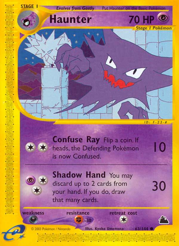 Haunter (63/144) [Skyridge] | Card Merchant Takapuna
