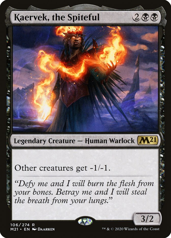 Kaervek, the Spiteful [Core Set 2021] | Card Merchant Takapuna