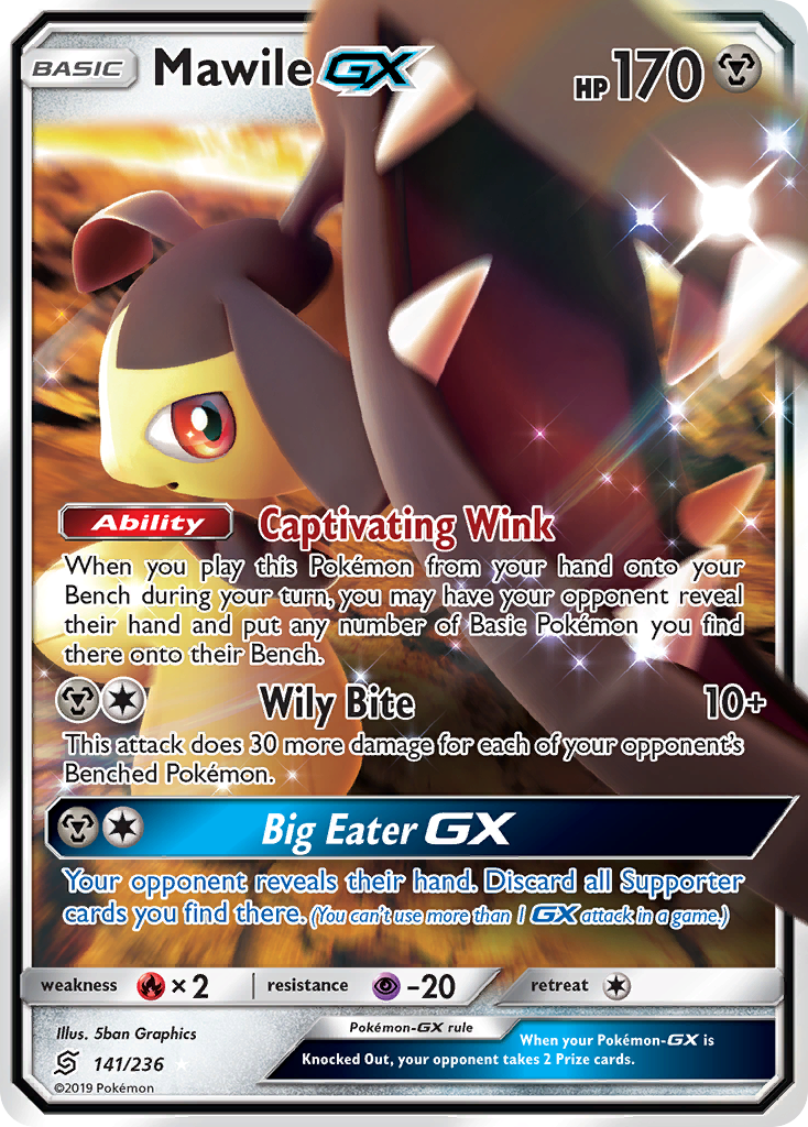 Mawile GX (141/236) [Sun & Moon: Unified Minds] | Card Merchant Takapuna