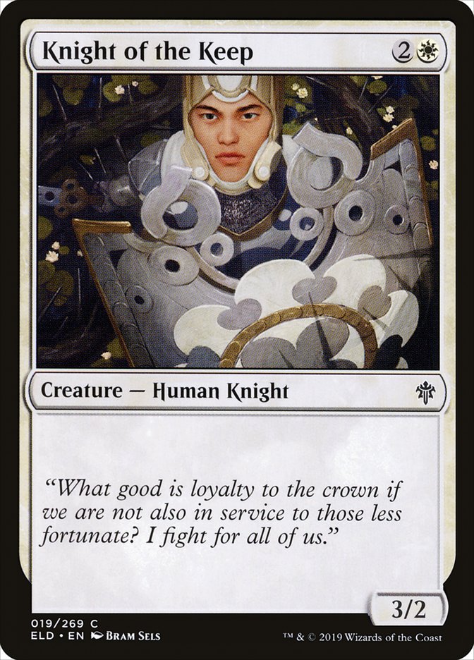 Knight of the Keep [Throne of Eldraine] | Card Merchant Takapuna
