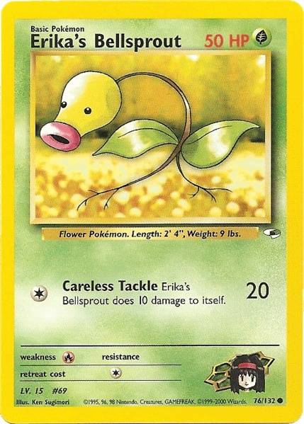 Erika's Bellsprout (76/132) [Gym Heroes Unlimited] | Card Merchant Takapuna