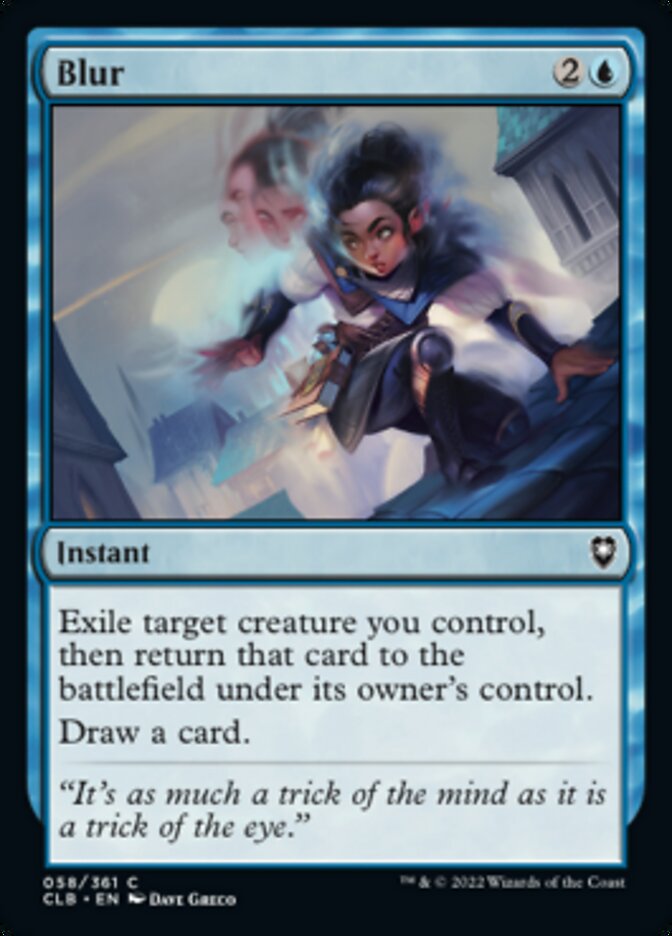 Blur [Commander Legends: Battle for Baldur's Gate] | Card Merchant Takapuna