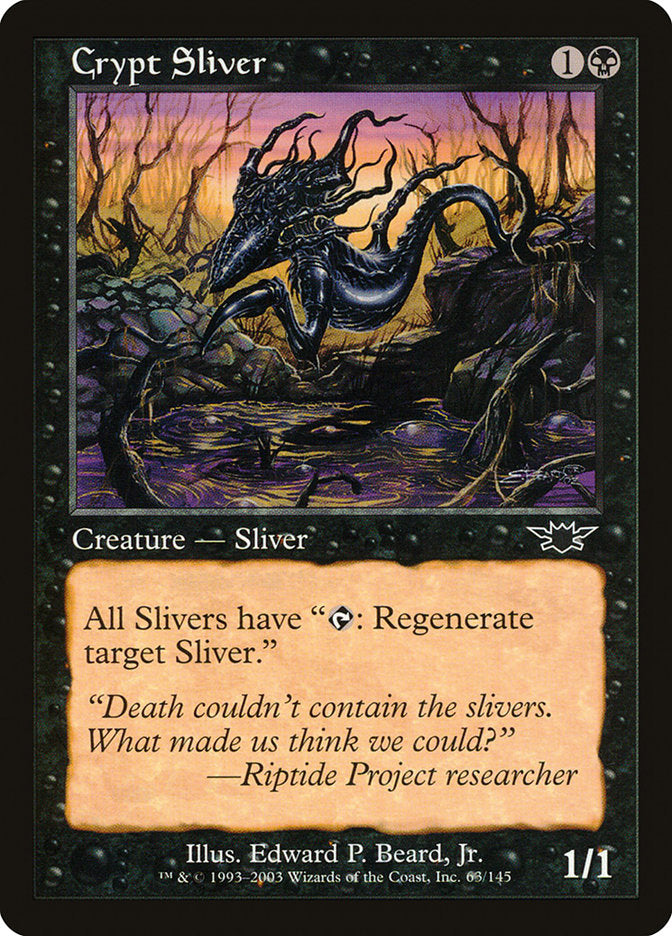 Crypt Sliver [Legions] | Card Merchant Takapuna