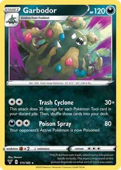 Garbodor (111/185) [Sword & Shield: Vivid Voltage] | Card Merchant Takapuna