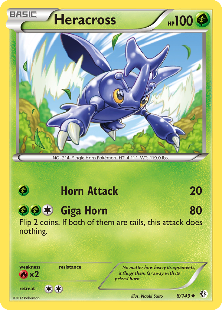 Heracross (8/149) [Black & White: Boundaries Crossed] | Card Merchant Takapuna
