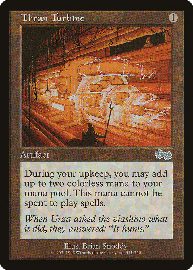 Thran Turbine [Urza's Saga] | Card Merchant Takapuna