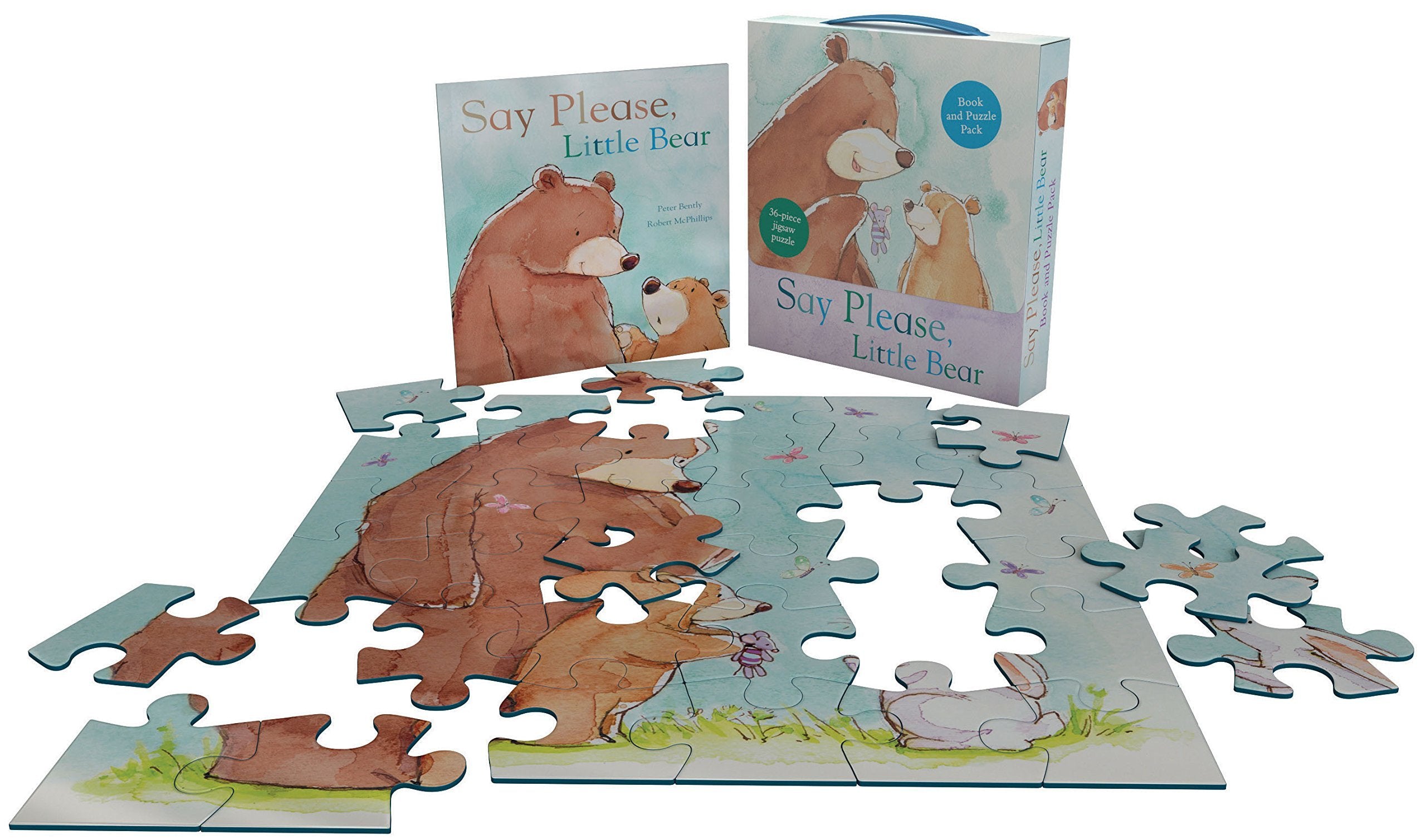 Say Please, Little Bear Book and Puzzle Pack | Card Merchant Takapuna