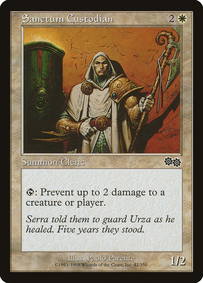 Sanctum Custodian [Urza's Saga] | Card Merchant Takapuna