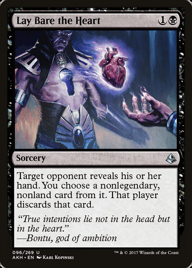 Lay Bare the Heart [Amonkhet] | Card Merchant Takapuna