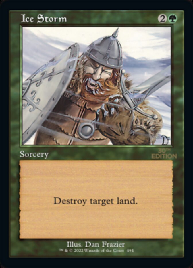 Ice Storm (Retro) [30th Anniversary Edition] | Card Merchant Takapuna