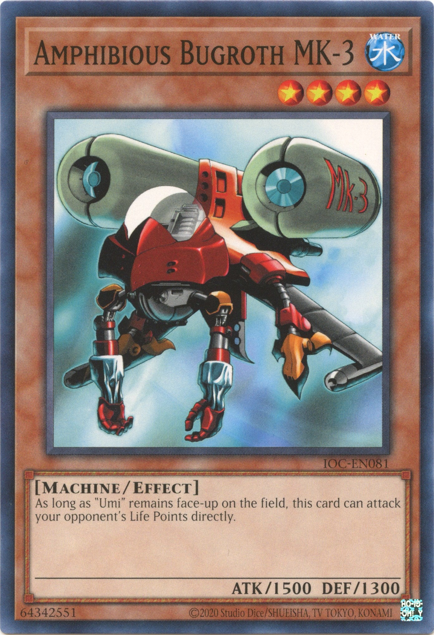 Amphibious Bugroth Mk-3 (25th Anniversary) [IOC-EN081] Common | Card Merchant Takapuna