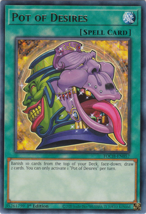 Pot of Desires [TOCH-EN057] Rare | Card Merchant Takapuna