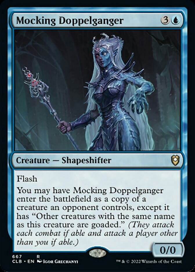 Mocking Doppelganger [Commander Legends: Battle for Baldur's Gate] | Card Merchant Takapuna