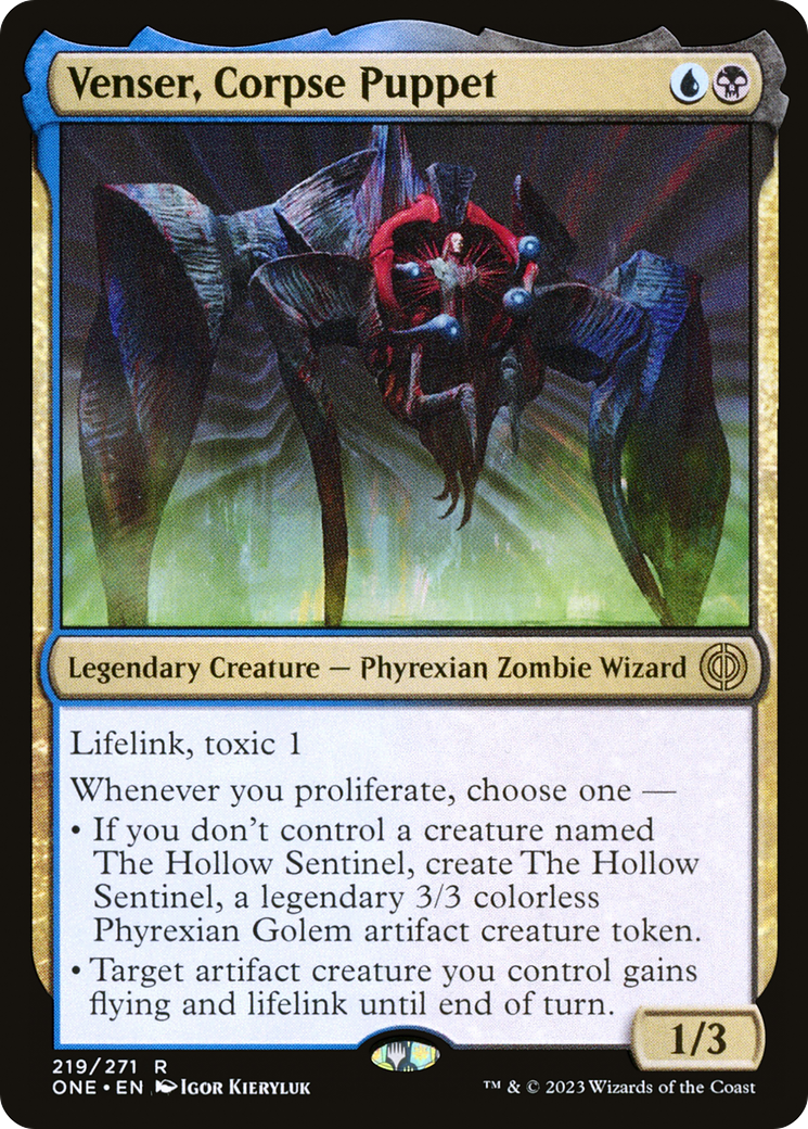 Venser, Corpse Puppet [Phyrexia: All Will Be One] | Card Merchant Takapuna