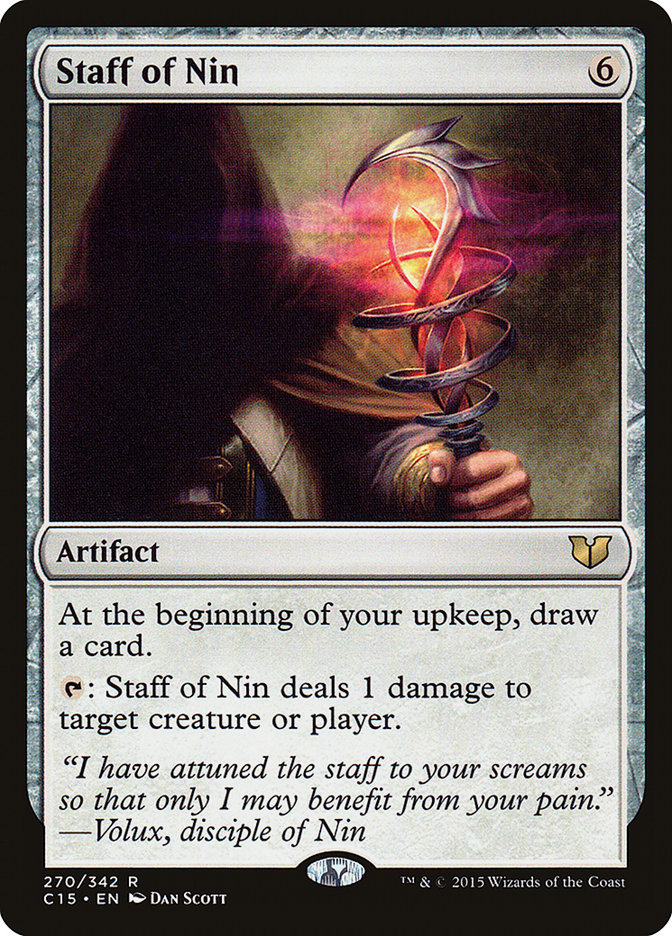Staff of Nin [Commander 2015] | Card Merchant Takapuna