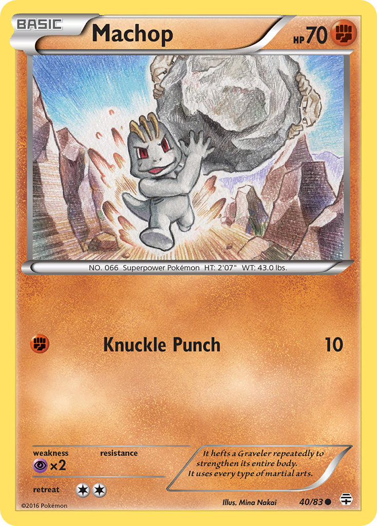 Machop (40/83) [XY: Generations] | Card Merchant Takapuna