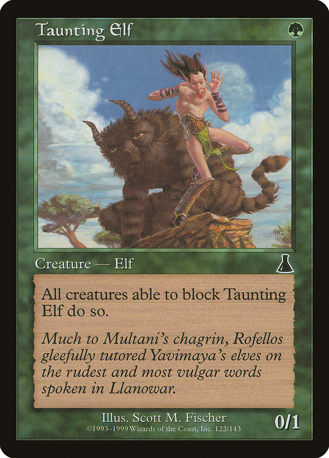 Taunting Elf [Urza's Destiny] | Card Merchant Takapuna