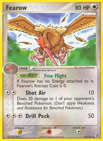 Fearow (24/112) [EX: FireRed & LeafGreen] | Card Merchant Takapuna