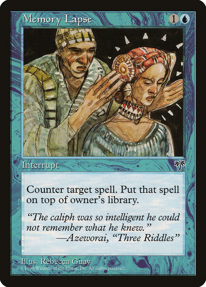 Memory Lapse [Mirage] | Card Merchant Takapuna