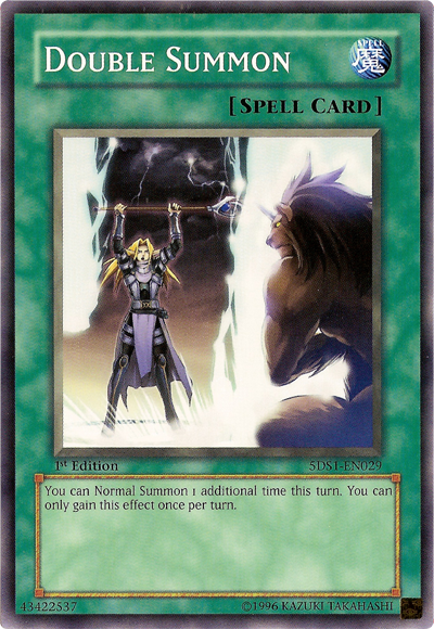 Double Summon [5DS1-EN029] Common | Card Merchant Takapuna