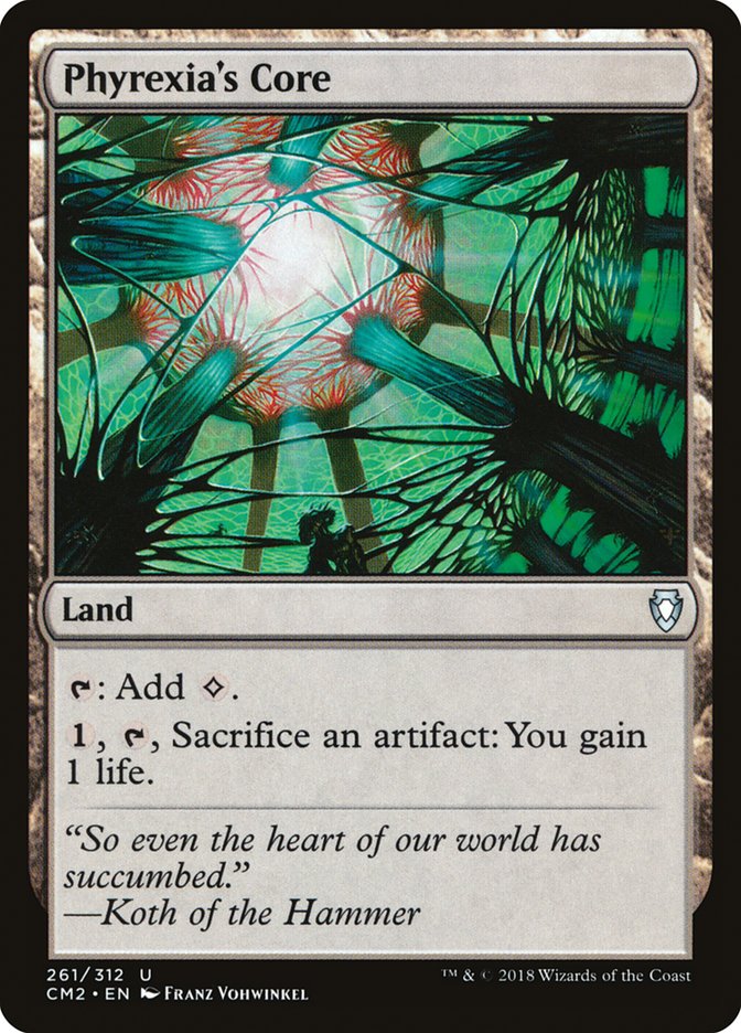 Phyrexia's Core [Commander Anthology Volume II] | Card Merchant Takapuna