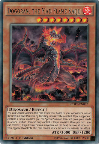 Dogoran, the Mad Flame Kaiju [CORE-EN087] Rare | Card Merchant Takapuna