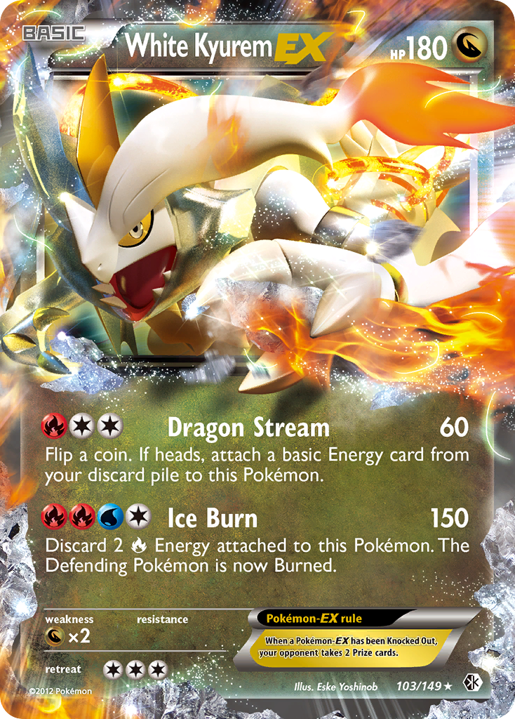 White Kyurem EX (103/149) [Black & White: Boundaries Crossed] | Card Merchant Takapuna