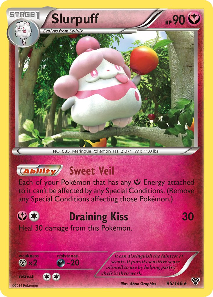 Slurpuff (95/146) (Theme Deck Exclusive) [XY: Base Set] | Card Merchant Takapuna