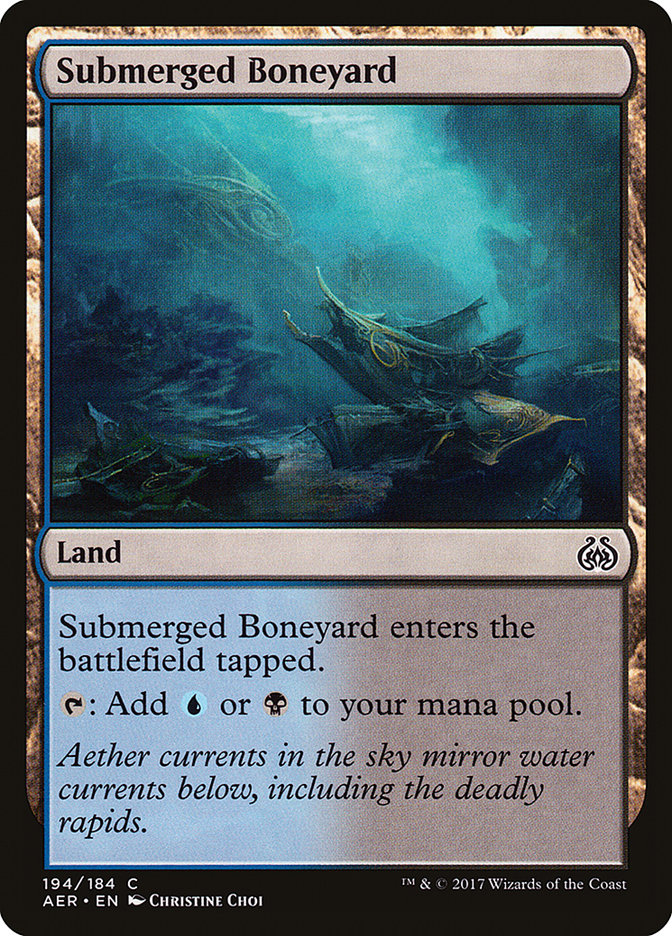 Submerged Boneyard [Aether Revolt] | Card Merchant Takapuna