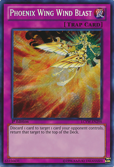Phoenix Wing Wind Blast [LCYW-EN298] Secret Rare | Card Merchant Takapuna