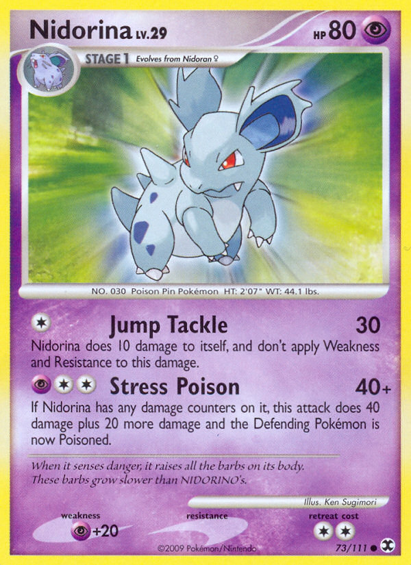 Nidorina (73/111) [Platinum: Rising Rivals] | Card Merchant Takapuna