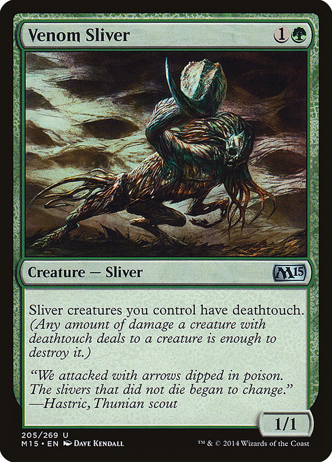 Venom Sliver [Magic 2015] | Card Merchant Takapuna