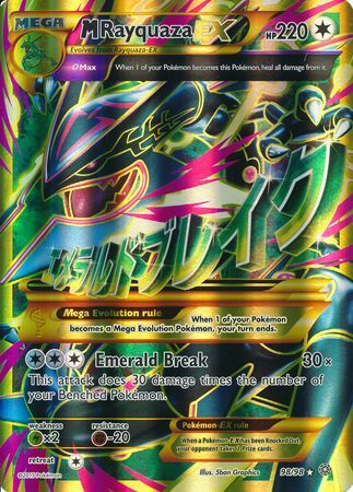M Rayquaza EX (98/98) (Jumbo Card) [XY: Ancient Origins] | Card Merchant Takapuna